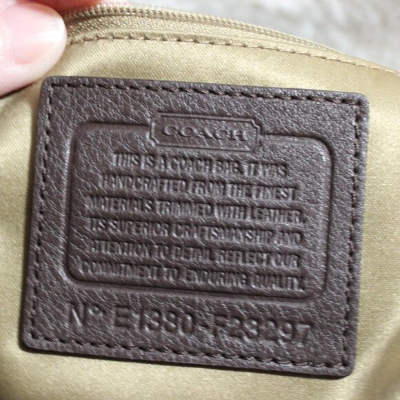 Coach PARK Signature CARRIE F23297 💎Tote/Shoulder Bag 💎Khaki/Brown - Picture 3 of 7